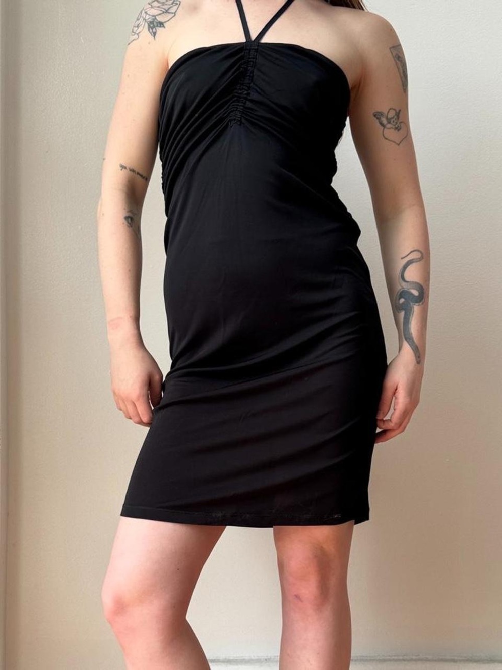 Diesel, Y2K Black Halter Dress